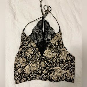 Free People crop lace cami